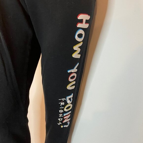 FRIENDS Women's How You Doin? Jogger Lounge Pants - Juniors Large - Picture 3 of 5
